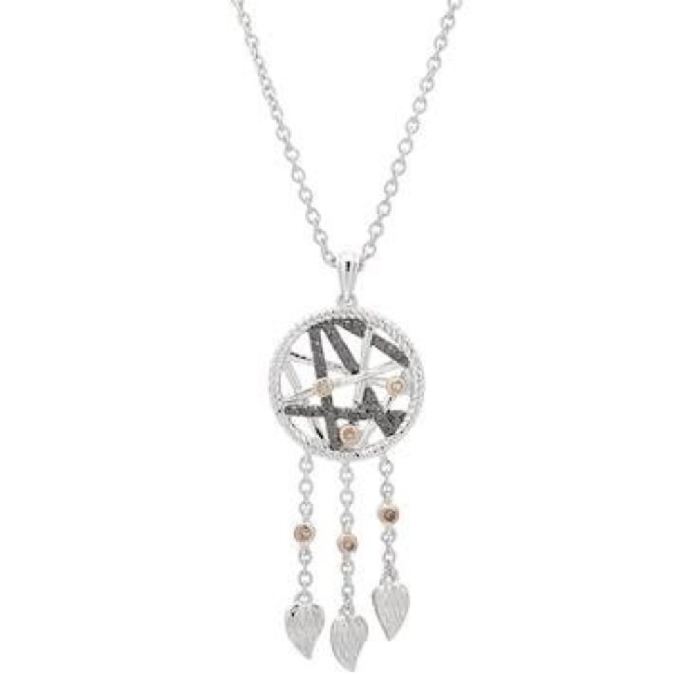 Sterling Silver Diamonelle Tassel Pendant